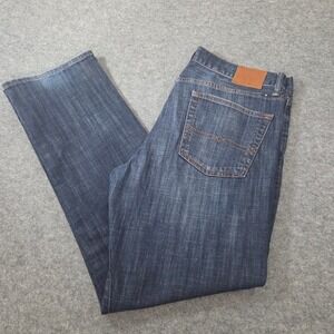 Lucky Brand 363 Vintage Straight Jeans Mens 40x30 Dark Wash Stretch Denim